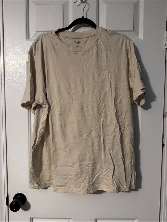 Champion Other - Champion Men’s Short Sleeve Crew T-Shirt in Beige